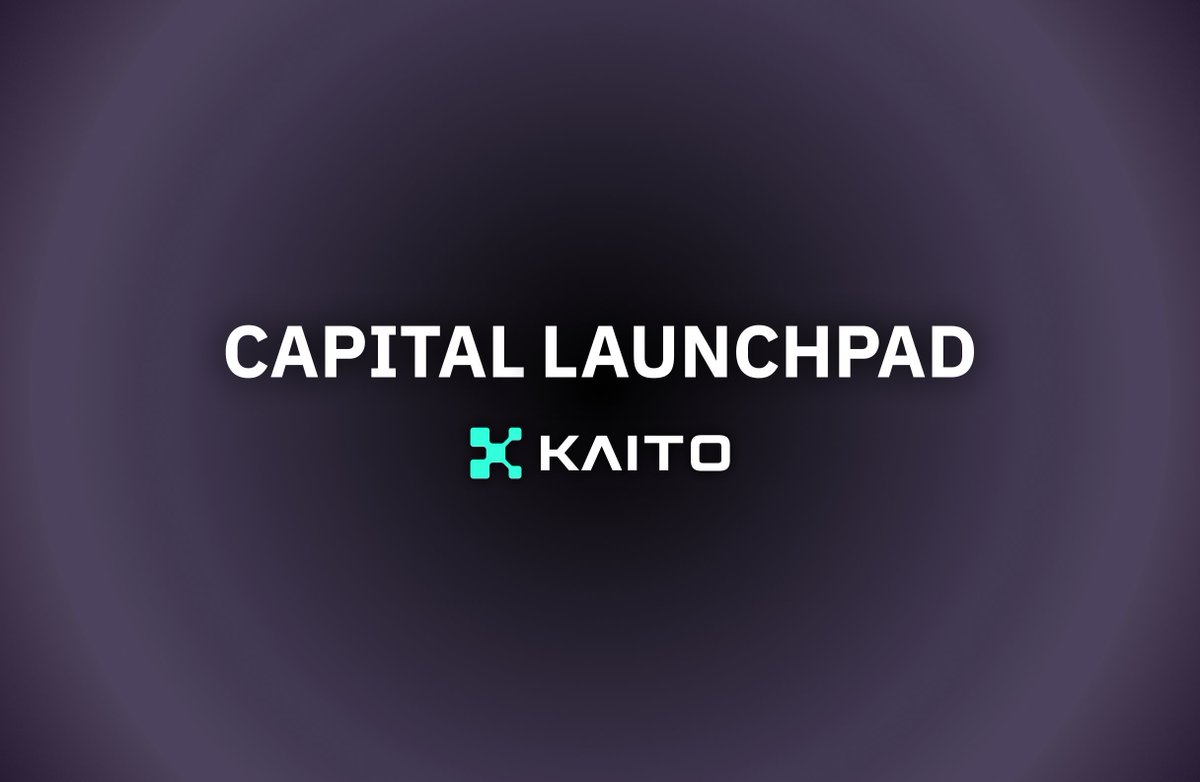 Kaito hace oficial el Capital Launchpad

Un gamechanger para los inversores en cripto y para la comunidad/stakers de $KAITO 

Te resumo como va a funcionar en 3 puntos y si eres staker, el tercero te va a poner así 🤑

1) El launchpad no será el típico "FCFS", donde los primeros