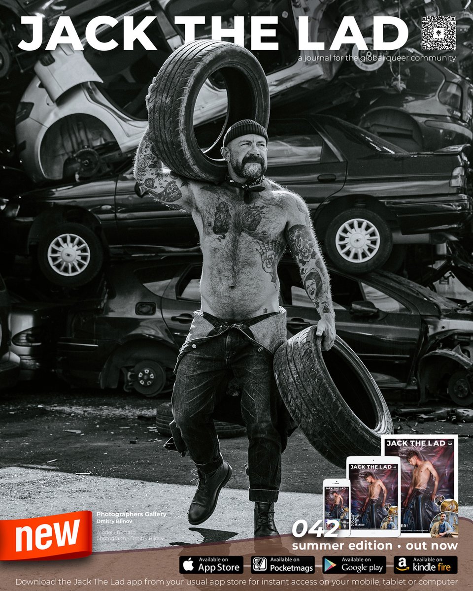 Have you downloaded your copy of our sensational Summer Edition yet? All 160 pages are packed with interviews, art, fashion &amp; photo galleries, including Spanish based photographer Dmitry Blinov making his Jack The Lad portfolio debut. Out now. Link in bio. #monochromemonday #mcm