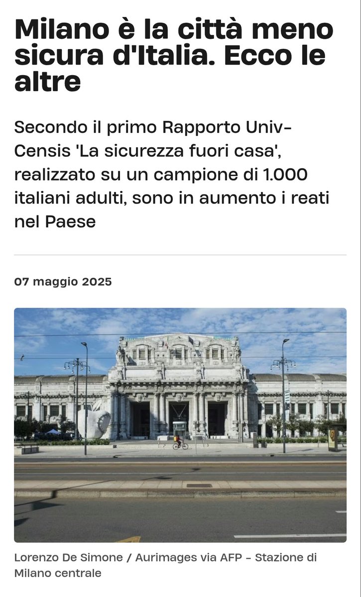 strange_days_82's tweet image. Sala :
"A Milano non cโรจ unโemergenza sicurezza, ma bisogna lavorarci, anche per migliorare la percezione di sicurezza dei cittadini. "
2023
๐ Sala dovrebbe dimettersi non per l'inchiesta, ma per aver negato o quanto meno sottovalutato e minimizzato il problema della sicurezzaโฆ
