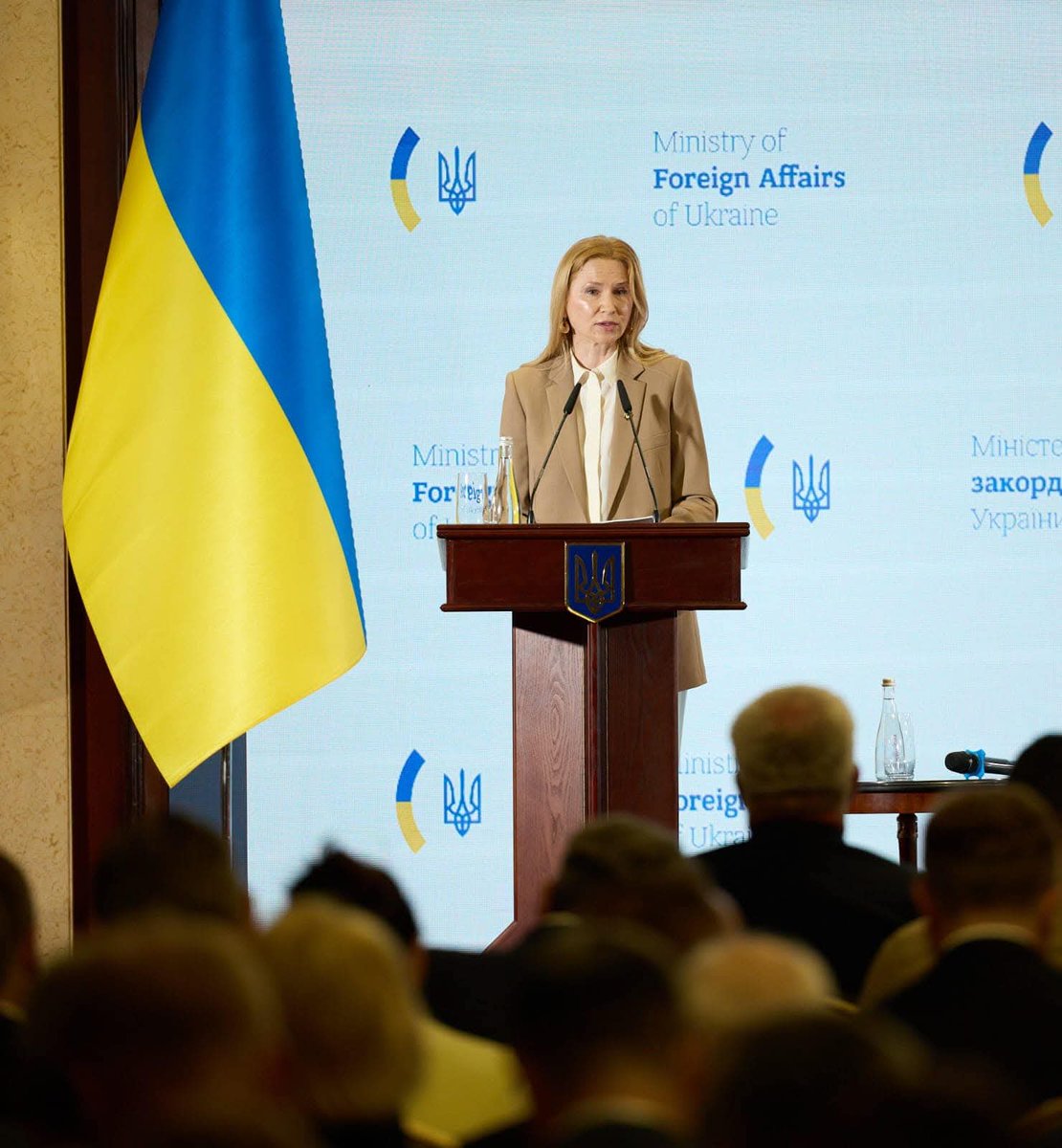 Ole_Kondratiuk's tweet image. Annual Conference of 80 Heads of Ukraine’s Foreign Diplomatic Missions: “From the Strength of Diplomacy to the Diplomacy of Strength”.
With the participation of President @ZelenskyyUa, Speaker of the Verkhovna Rada @r_stefanchuk, Prime Minister @Svyrydenko_Y, Minister of Foreign…
