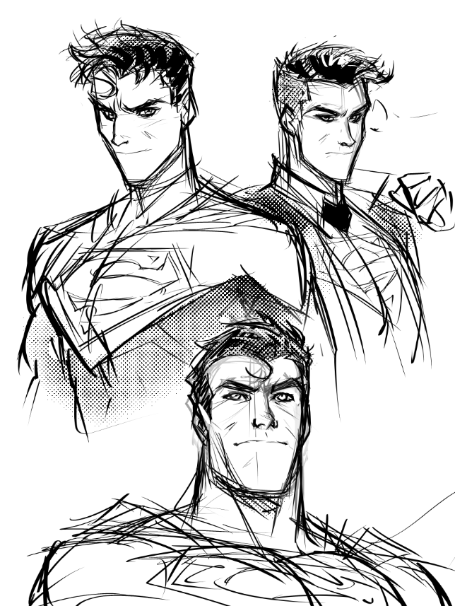 JoeyVazquezart's tweet image. Some sketches I did a while back for preparation for the Super-boys story I worked on. Comes out the 30th of this month! Kal-El-Fornia Love!
