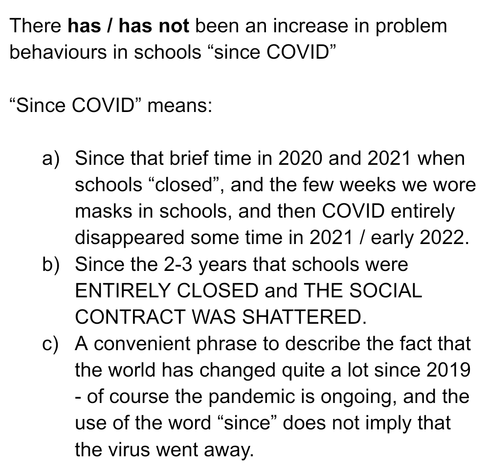 More recently, a phrase called “adaptive teaching” has become fashionable.

Broadly, the idea here is that every child will complete the same task - “high expectations”. We will provide more “scaffolding” for some children, so they can access the task.