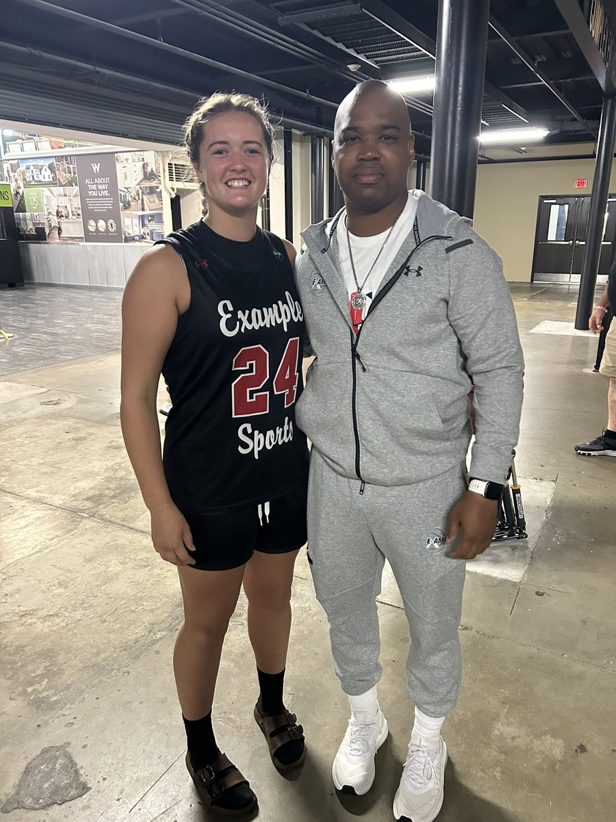 Emily Parker (@emparker25) on Twitter photo Today marked the end of my AAU career. I can’t thank <a href="/barrybradford3/">Barry Bradford</a> and the Example Sports coaching staff enough for giving this small town kid a chance to play on some of the biggest courts. I can’t wait to see what the future holds!
#ExampleStrong #BigCountry Today marked the end of my AAU career. I can’t thank <a href="/barrybradford3/">Barry Bradford</a> and the Example Sports coaching staff enough for giving this small town kid a chance to play on some of the biggest courts. I can’t wait to see what the future holds!
#ExampleStrong #BigCountry