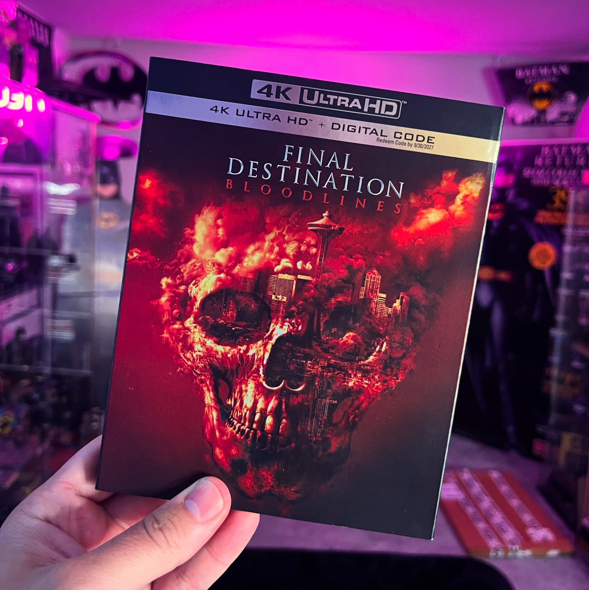 EpicFilmGuys's tweet image. Death is a relentless son of a bitch! Some of the most fun I’ve had this year was with Final Destination: Bloodlines. Officially arriving on home video on 7/22.