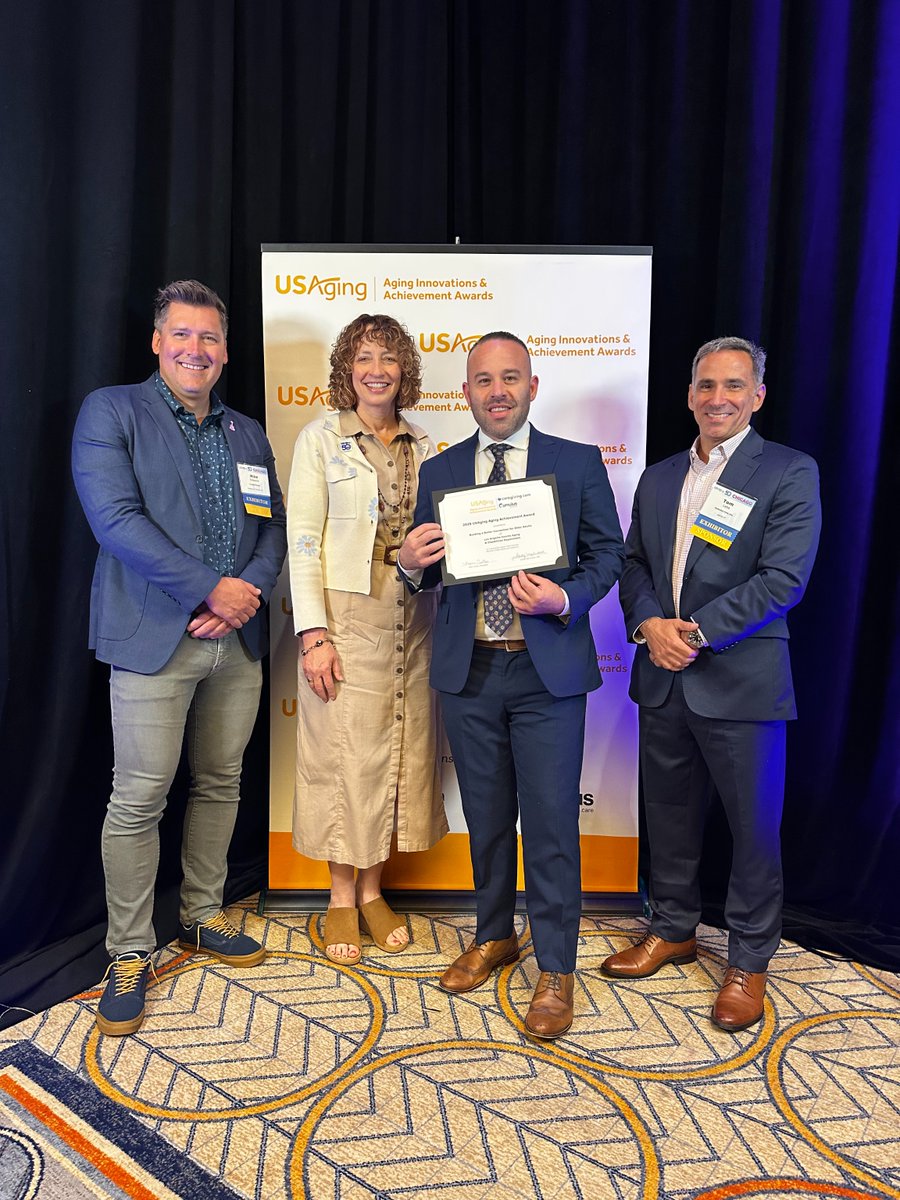 Proud moment! 🎉

This past Sunday, #LACountyAD’s Anthony Leoni accepted the 2025 <a href="/theUSAging/">USAging</a> Achievement Award for our BBCOA program, honoring <a href="/CountyofLA/">Los Angeles County</a>’s work to bridge the digital divide for older adults &amp; people with disabilities.

🔗 ad.lacounty.gov/BBCOA