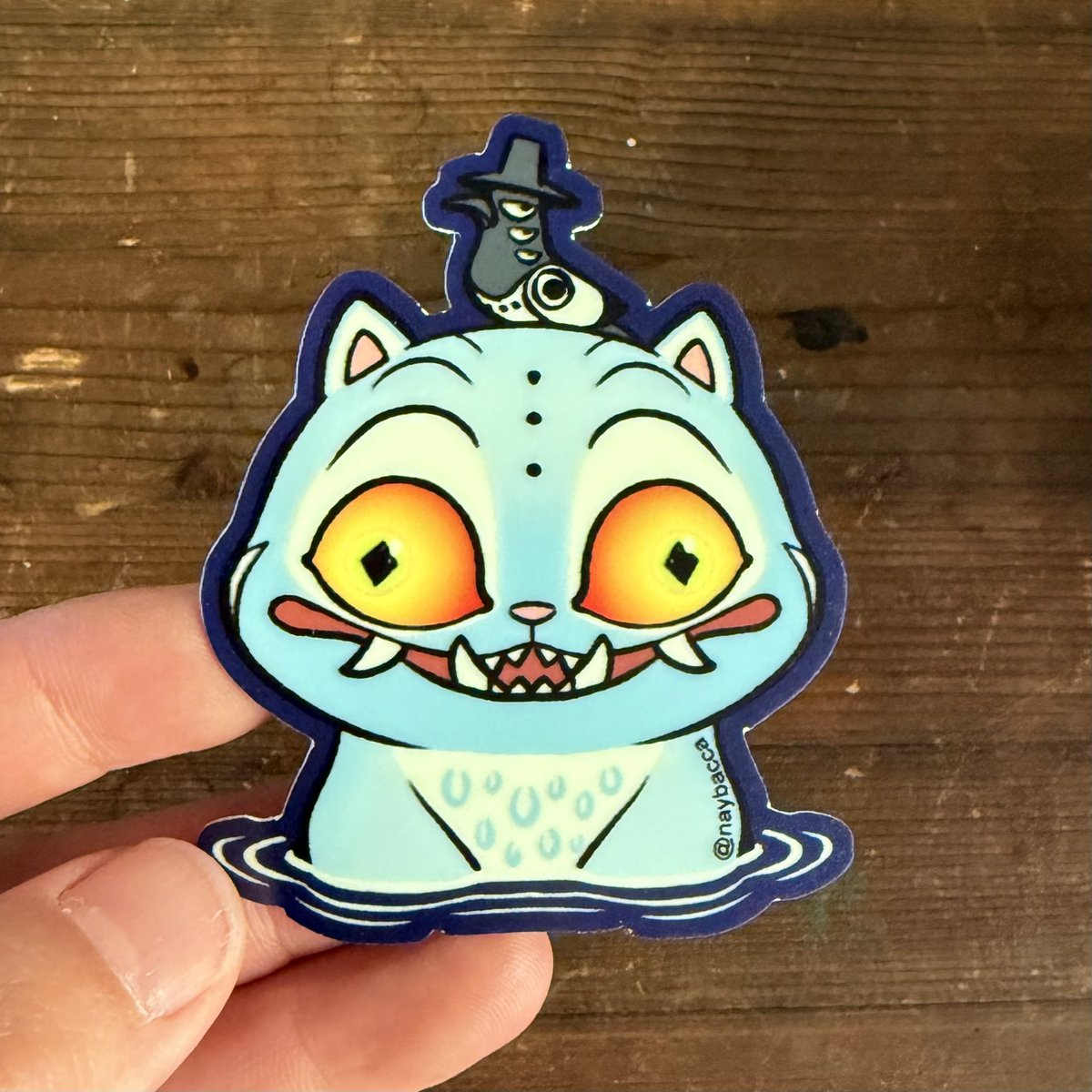 naybacca's tweet image. This glow in the dark version just arrived in time!! I’ll have 60+ stickers including this one. Come by my booth 5550!
@Comic_Con @SD_Comic_Con #KPOPDEMOMHUNTERS #derpy