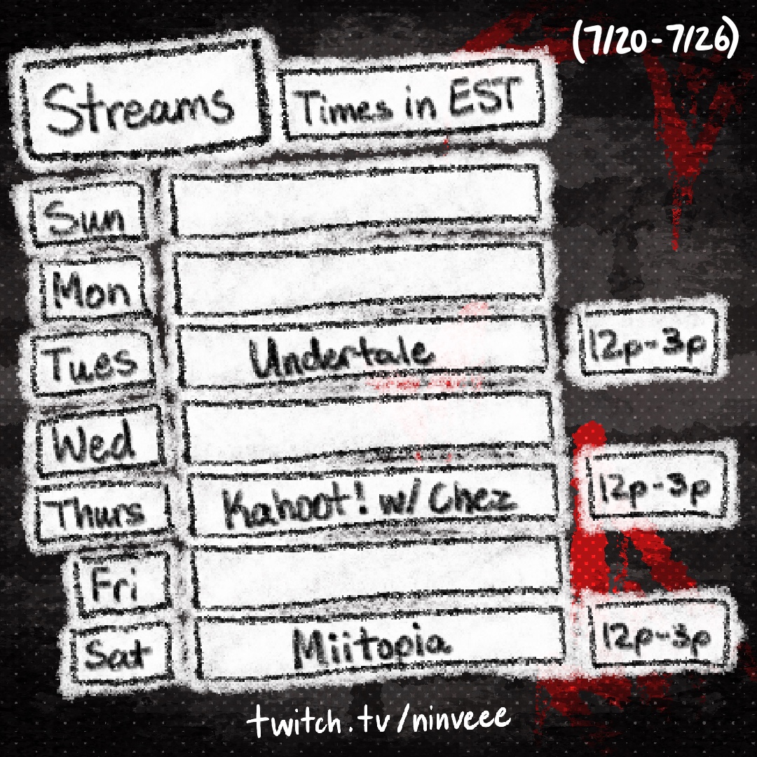 ninv2_'s tweet image. schedule this week!
Miitopia was highly requested, why not
twitch.tv/ninveee/