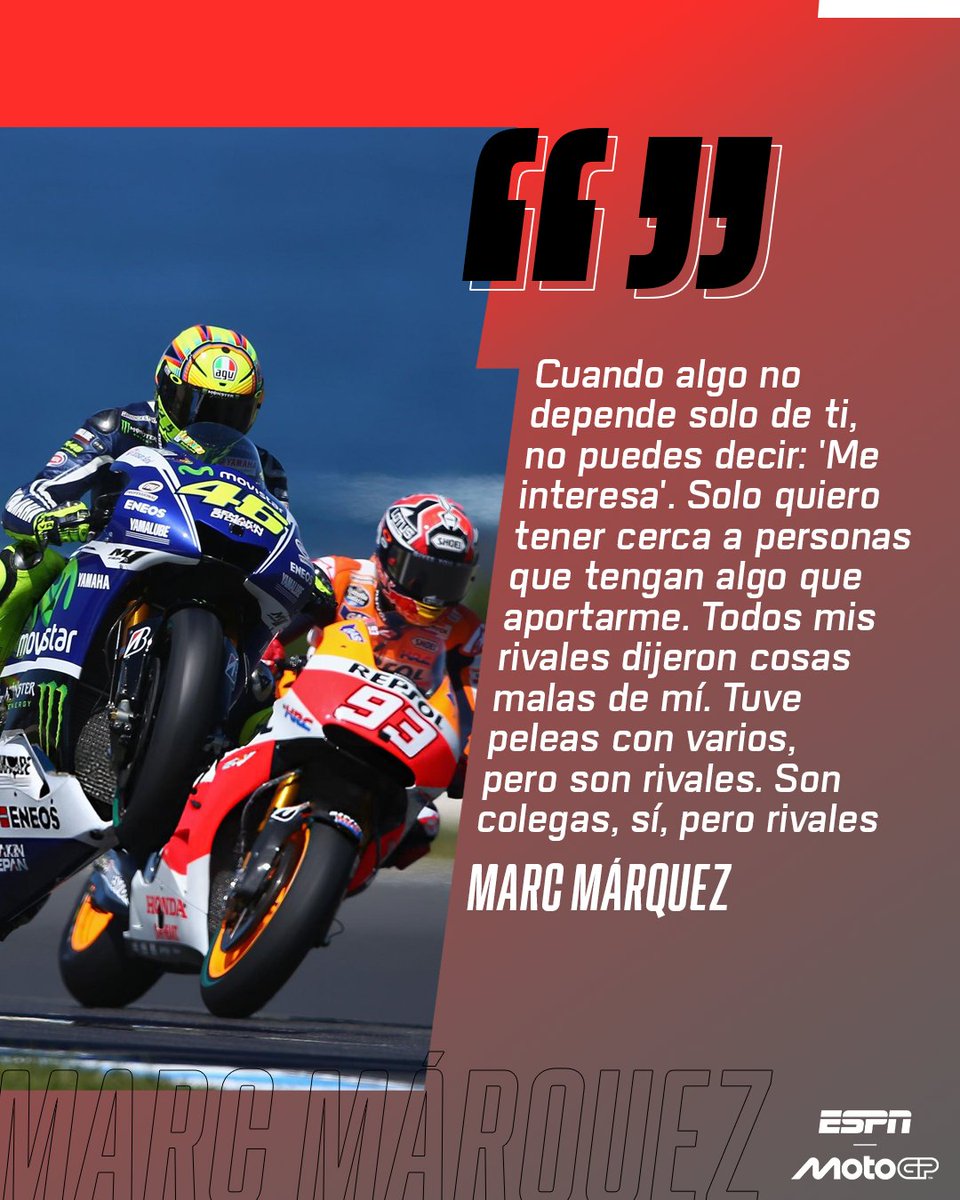 MotoGP_ESPN's tweet image. Un nuevo capítulo en la rivalidad Márquez-Rossi tras el #CzechGP. 🗨️