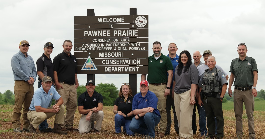 quail4ever's tweet photo. Quail Forever Dedicates New Public Land in Missouri

Quail Forever is proud to announce the dedication of two new public land areas in Missouri. The properties were acquired by Quail Forever through the Build a Wildlife Area® program and handed over to the @MDC_online for management. The two parcels total nearly 250 acres of new public access in northwest Missouri. The dedication took place on @nature_org expansive Dunn Ranch Prairie, which is intensively managed for intact tallgrass prairie, bobwhite quail, bison, prairie chickens and more.

“The partnership between Quail Forever, the MDC and The Nature Conservancy is far reaching and impactful,” said Eric Sytsma. “We cannot do this alone. Anybody who spends ten minutes out here will understand why this is important and why we need to protect it. Being a part of the team that protects these landscapes is truly a privilege.” 

Both parcels are in MDC’s Grand River Grasslands Priority Geography, an area of core focus for bobwhite quail conservation. It also lies within a core Working Lands for Wildlife priority area. Less than one percent of Missouri’s original prairie remains, according to MDC. This makes parcels such as these vital to not only protect, but enhance. 

Read the full story here: https://t.co/PVK50UAXhI

#quailforever #thehabitatorganization