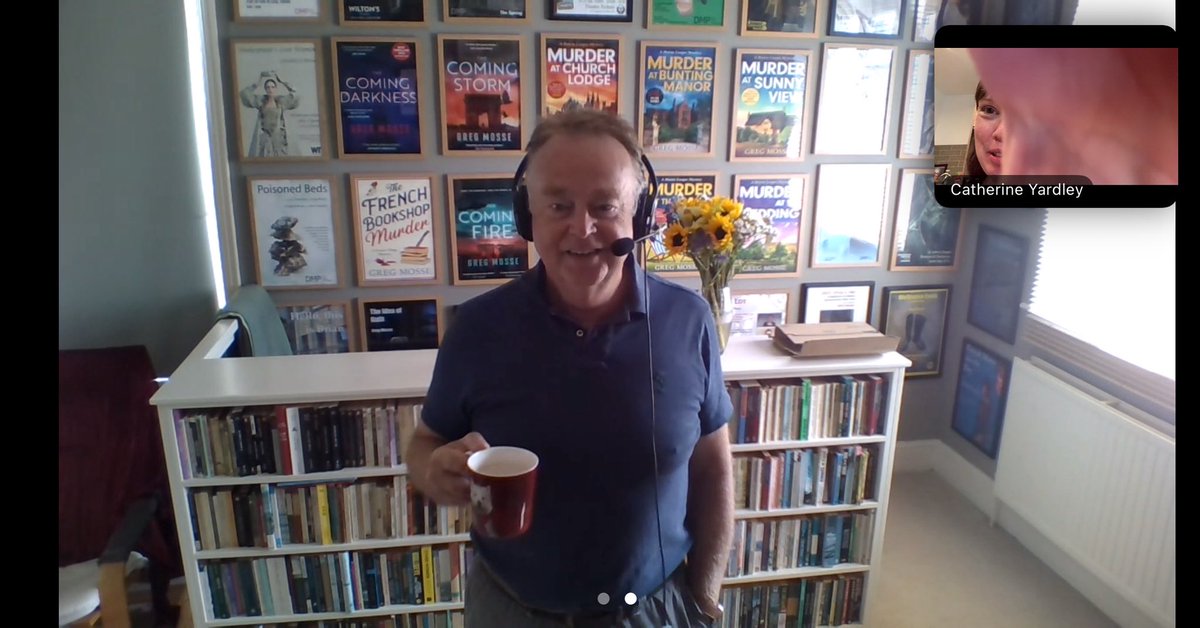 Balavage's tweet image. I had the honour of interviewing @gregmosse today. As well as being an incredibly talented author who has written nine books in five years, he’s also a lovely person and huge champion of other writers. It was a brilliant interview which will be up soon. The Coming Fire is out now