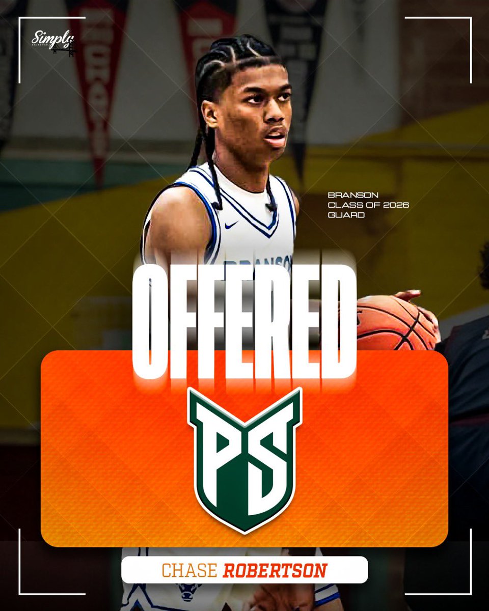 simplyy_bball's tweet image. Chase Robertson ( @_chaserobertson) receives first D1 offer from Portland St this summer! A rising prospect that will turn a lot of heads this season
@bransonhoops