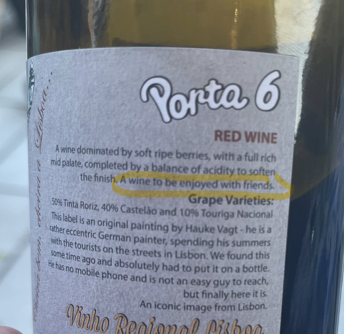 HelenCooper85's tweet image. Hannibal Lecter wine