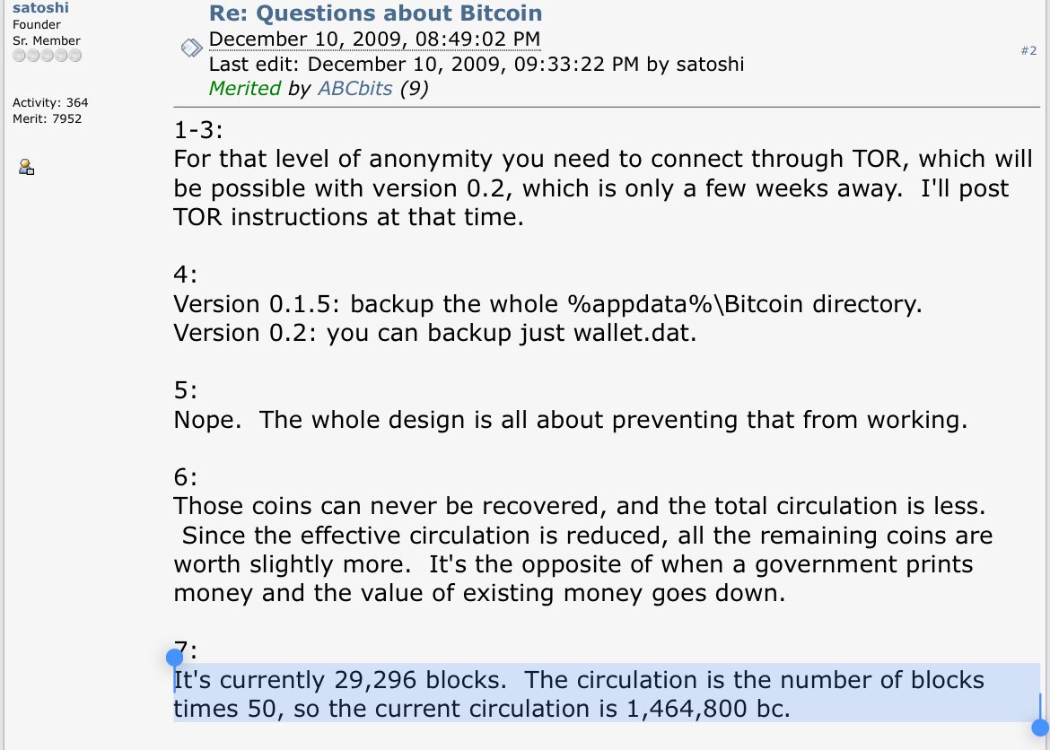Satoshi used to call bitcoin - "bc"