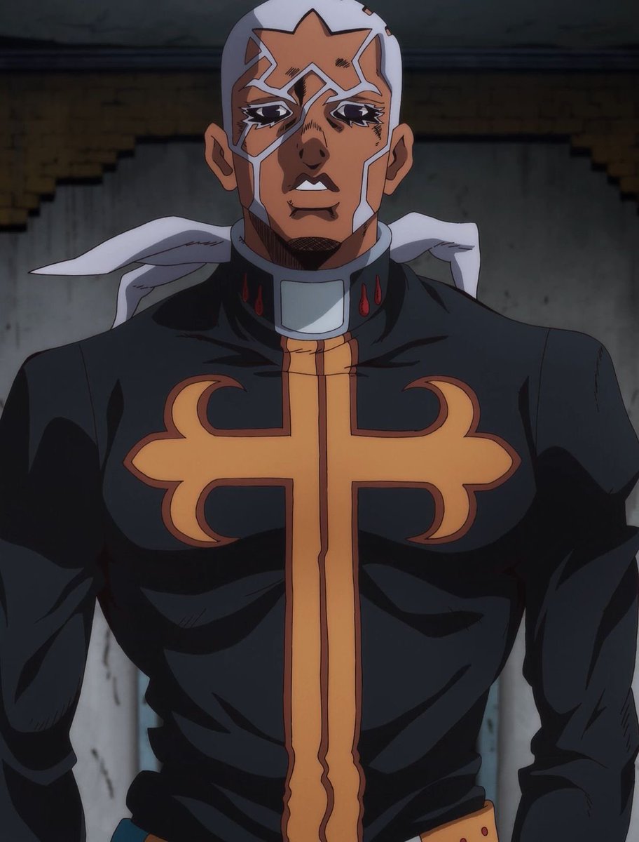 elisnyan's tweet image. i don’t know if any of you like jojos but if you do Mikami reminds me so much of Pucci and Kira he’s their love child