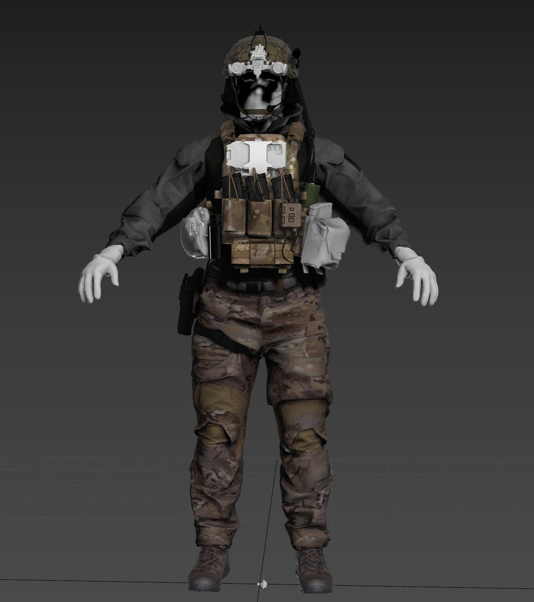 KomradeMatt's tweet image. Making myself an OC for my friend Alich's universe. #Garrysmod #Gmod #3Dmodelling