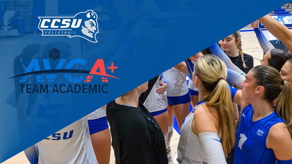 CCSUBlueDevils's tweet image. For the 19th consecutive year, @CCSU_VB has earned @AVCAVolleyball Team Academic Award.
The 6th longest streak in the nation!
Read more: tinyurl.com/3jeysm64
#GoBlueDevils #NECVB