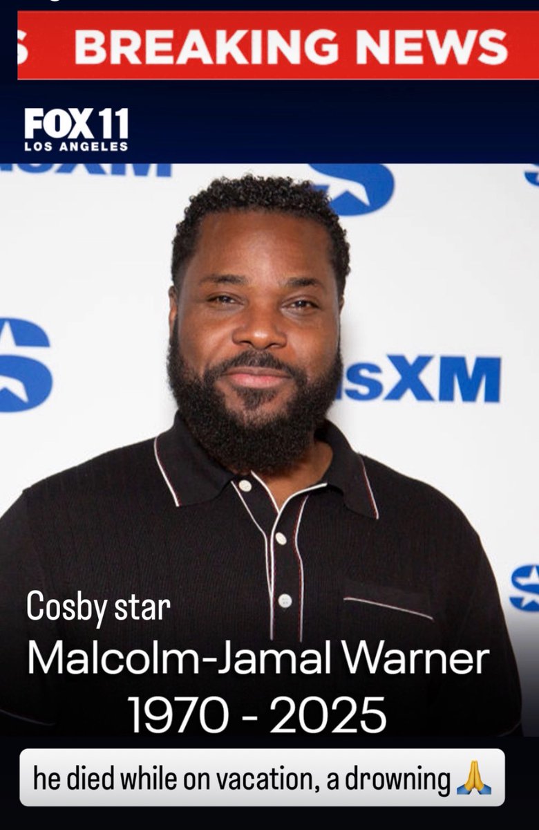 DevineNews's tweet image. Devastating news… Malcolm Jamal Warner has died… First reported by Tmz with People Magazine saying he was on vacation in Costa Rica. Terrible news involving a really great actor but also a friend to some of my dear friends. So shocking!