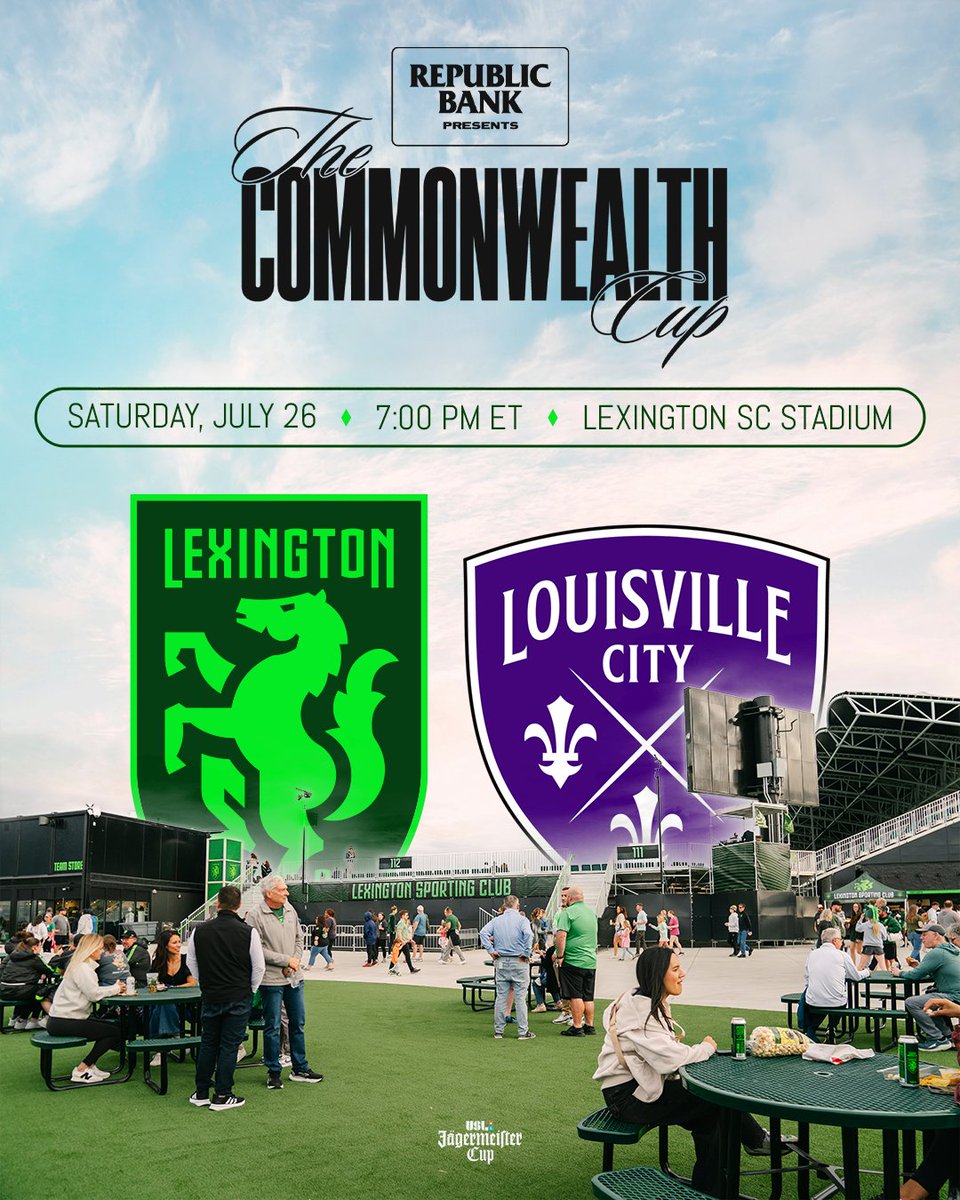 LexSCmen's tweet image. It's the final stretch to our most anticipated match of the season! This Saturday, it's the #CommonwealthCup presented by Republic Bank ๐โฝ We're ready, are you?
๐๏ธ: tinyurl.com/2acnvf64
โน๏ธ: tinyurl.com/bdhxj7sr
#LexGo
