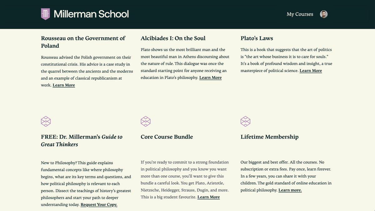 M_Millerman's tweet image. My course catalogue. DM if you have questions about the courses or want to request a special discount. millermanschool.com/p/catalogue