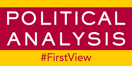 Cambridge University Press - Politics (@cup_polisci) on Twitter photo #FirstView from <a href="/polanalysis/">Political Analysis</a> -
Estimating the Local Average Treatment Effect Without the Exclusion Restriction - cup.org/4fjAykx
- Zachary Markovich #FirstView from <a href="/polanalysis/">Political Analysis</a> -
Estimating the Local Average Treatment Effect Without the Exclusion Restriction - cup.org/4fjAykx
- Zachary Markovich