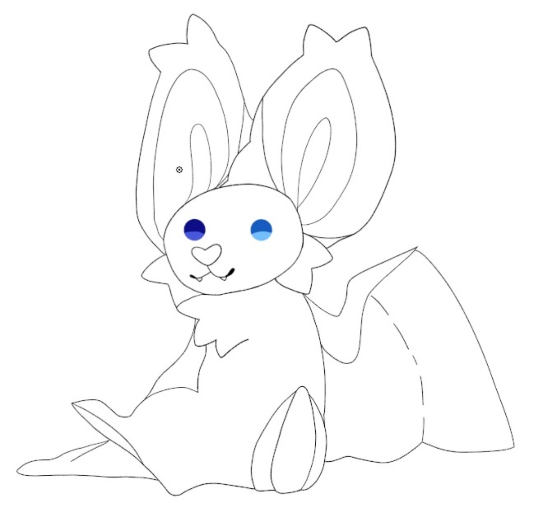 exholocation1's tweet image. While working on them, I adjusted the head, but not the eyes yet since they're on a seperate layers, creating.. This.