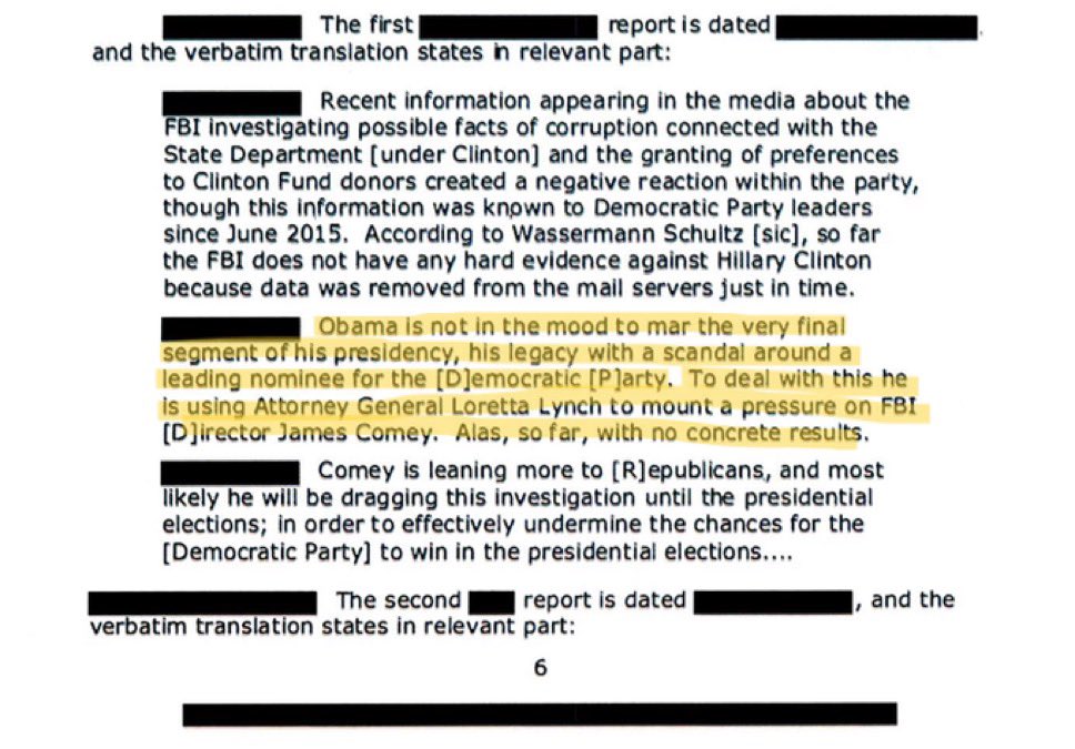 Rightanglenews's tweet image. BREAKING - A declassified Department of Justice report has just revealed that Obama ordered FBI Director James Comey to cover up the Hillary Clinton email server scandal.