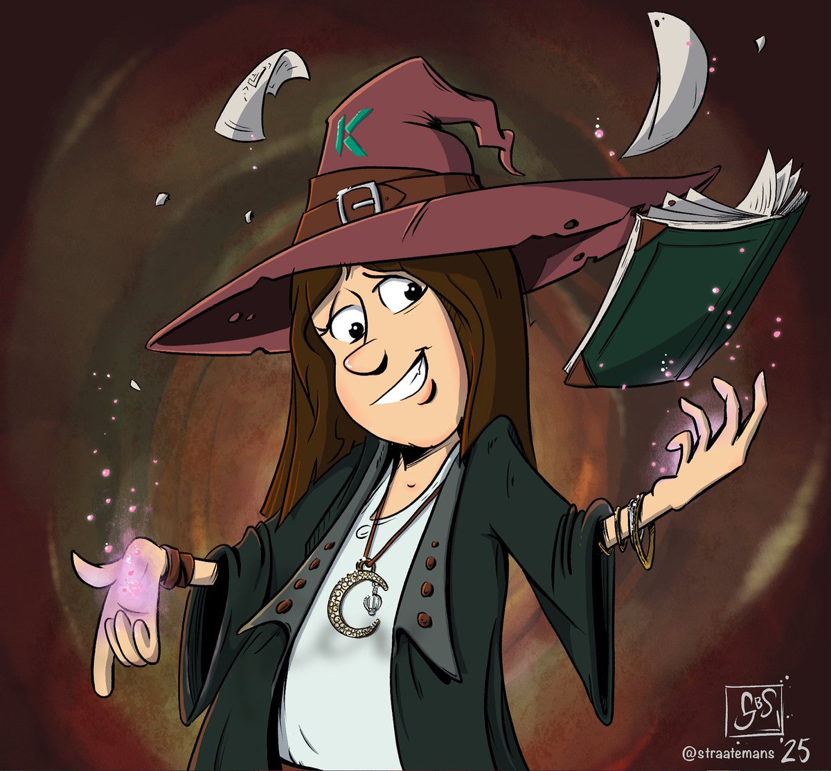 I thought I was going to be better with posting…but 🤷🏼
The team portrait series conjures on... 🔮
Next up: our spellbinding sorceress. She doesn’t code—she casts.
Stay tuned for more magic. 🧙‍♀️✨
#CreativePortraits #TeamIllustration #WitchVibes #PortraitSeries #illustration