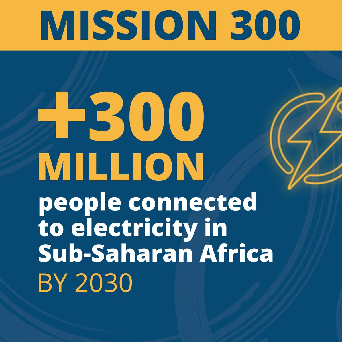IFC_org's tweet image. Nearly 600 million people in Africa live without electricity. How do we change this? @‌WorldBank Group, @‌AfDB_Group &amp;amp; partners are working together to connect 300 million people to electricity in the region by 2030.

⚡This is #Mission300: wrld.bg/uWux50WsRuW #PoweringAfrica
