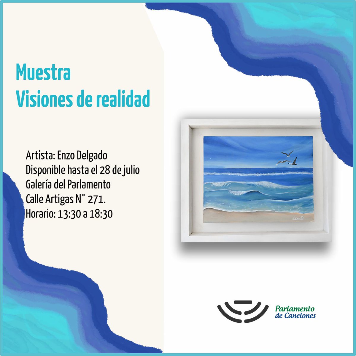 🖼️¿Ya te acercaste a la Galería de la Junta a visitar la muestra "Visiones de la realidad"?

La exposición muestra el recorrido del joven artista Enzo Delgado, que con sus 13 años cuenta con una interesante colección de obras, inspiradas en ideas propias y otros diseños.