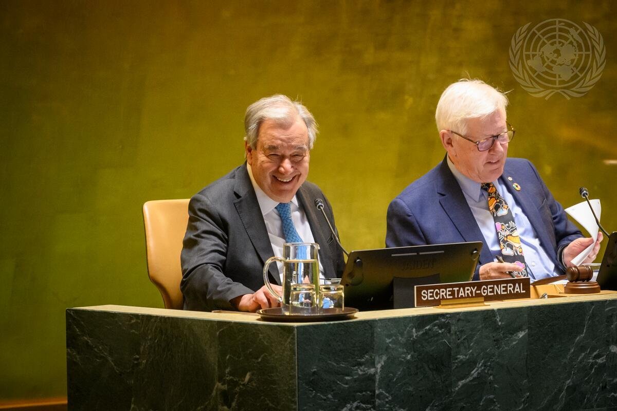 Journal_UN_ONU's tweet image. 🌍 Week 2 of the 2025 High-Level Political Forum on Sustainable Development 🗓️✨
As we enter Week 2 of HLPF, energy and collaboration remain high as global leaders, civil society, and youth advocates continue driving bold conversations around achieving the Sustainable…