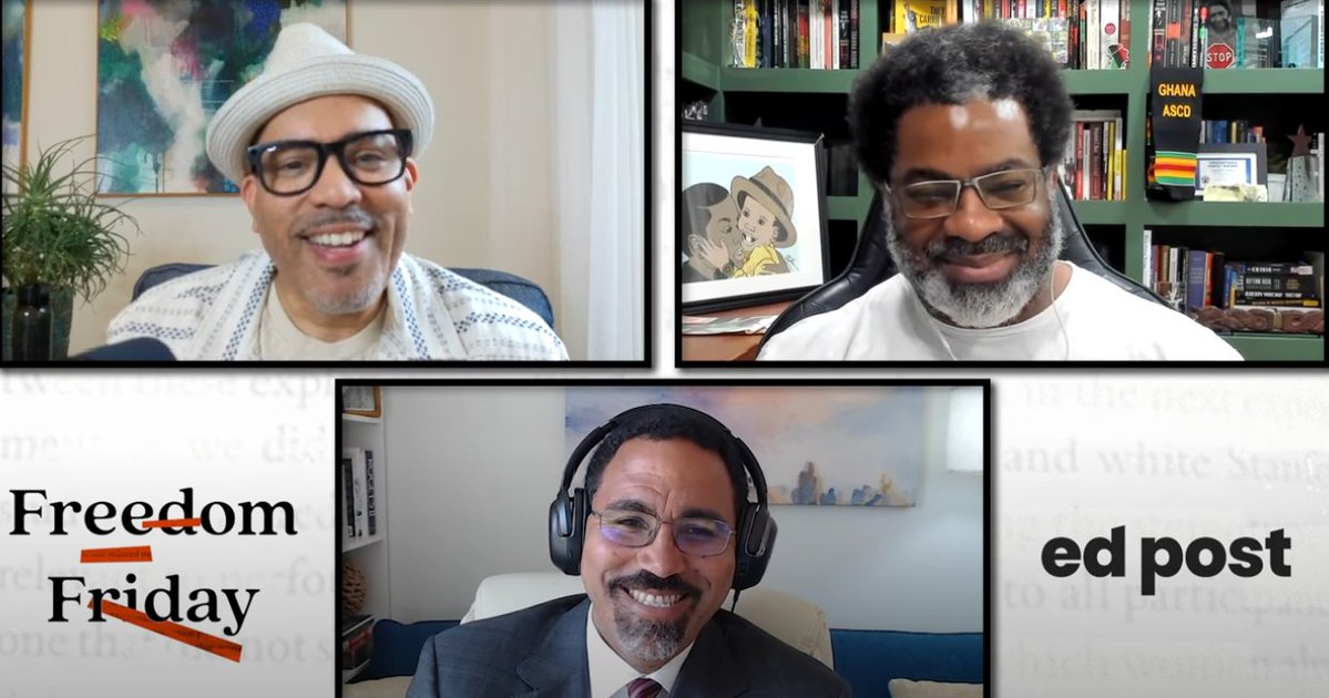 JohnBKing's tweet image. So many of us are here today because a teacher believed in us when we couldn’t yet believe in ourselves.

I joined Chris Stewart and Sharif El-Mekki for an episode of Ed Post&apos;s Freedom Friday, to talk about the teachers who saved my life, why storytelling is a powerful tool for…