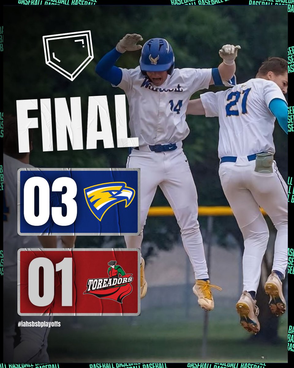 🚨𝗣𝗟𝗔𝗬𝗢𝗙𝗙 𝗕𝗔𝗦𝗘𝗕𝗔𝗟𝗟 𝗙𝗜𝗡𝗔𝗟 𝗦𝗖𝗢𝗥𝗘🚨

#1 WAHLERT CATHOLIC DEFEATS #8 BOONE TO ADVANCE TO THE 3A SEMIS 🔥

GEM BY PIERRO.

#iahsbsb sojo_photos