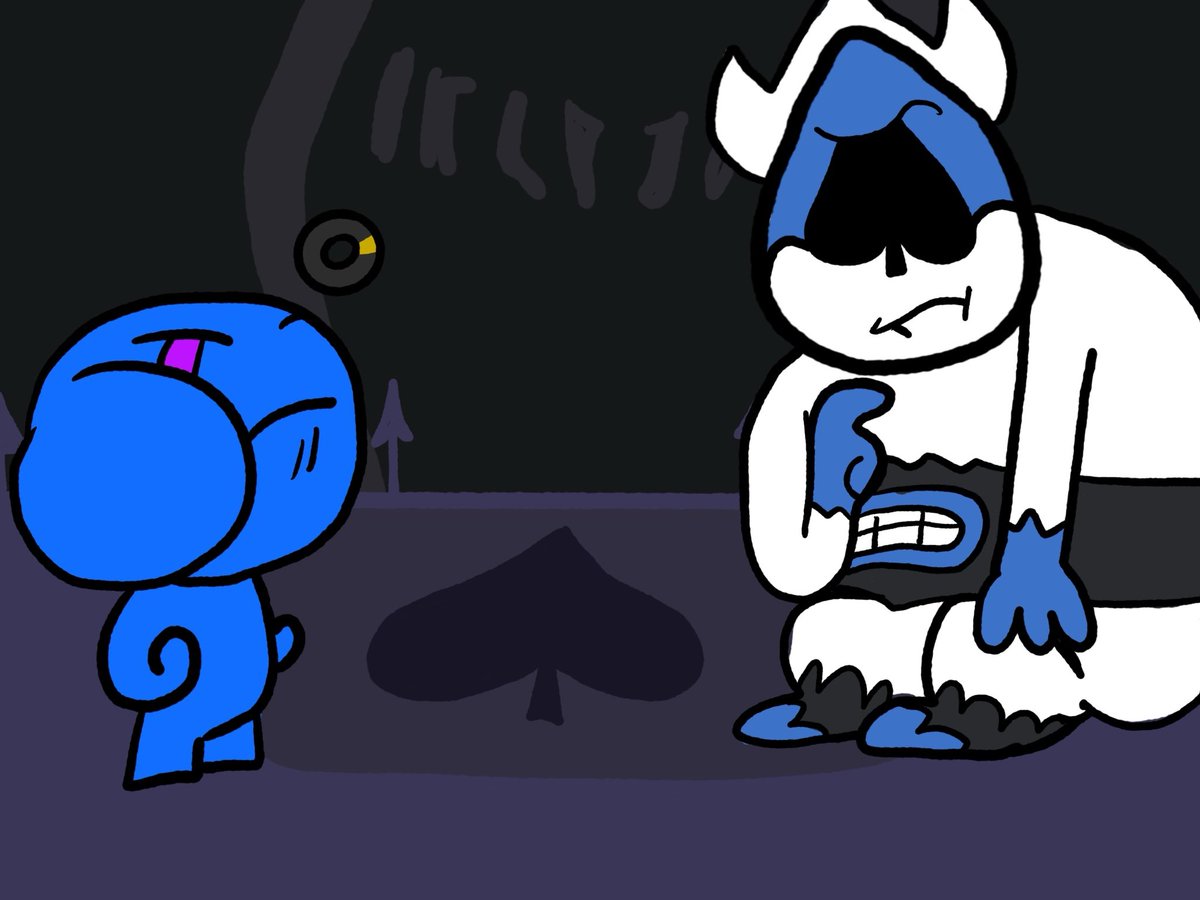 half_eaten_fry's tweet image. I’m back on track, I found the king but he’s blocking my way out…