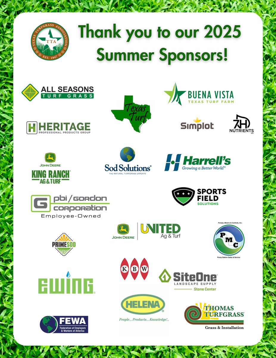 Texas Turf Assoc (@txturfassoc) on Twitter photo 