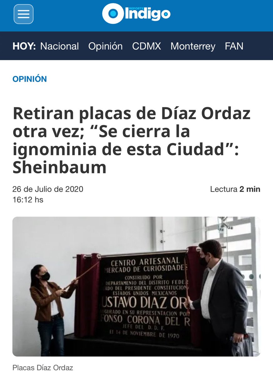 Alessandra Rojo de la Vega (@alessandrardlv) on Twitter photo Presidenta <a href="/Claudiashein/">Claudia Sheinbaum Pardo</a> , coincido plenamente con sus palabras del 2020, cuando afirmó que “se cerraba la ignominia en la ciudad” y que nunca más se rendiría homenaje a represores ni dictadores.
Fidel Castro y el Che Guevara fueron exactamente eso: represores, representantes Presidenta <a href="/Claudiashein/">Claudia Sheinbaum Pardo</a> , coincido plenamente con sus palabras del 2020, cuando afirmó que “se cerraba la ignominia en la ciudad” y que nunca más se rendiría homenaje a represores ni dictadores.
Fidel Castro y el Che Guevara fueron exactamente eso: represores, representantes