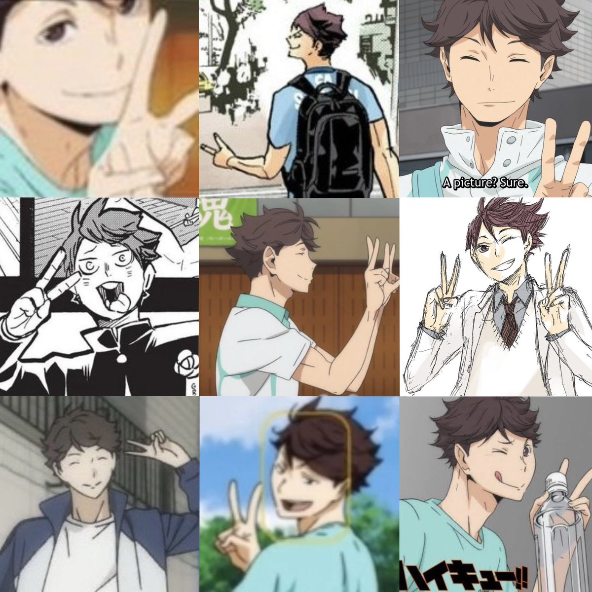 oikizumii's tweet image. The fact that Momonga’s birthday is just two days after Oikawa’s makes so much sense to me, honestly.