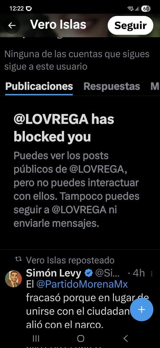 Que alguien le comente a esta doñita que como dirían su ídola <a href="/AlessandraRdlv/">Alessandra Rojo de la Vega</a> bloquear a las personas y no privilegiar el diálogo es de autoritarios 🤣😂😂🤣 sin argumentos lo que les queda es la censura, para eso me gustaban