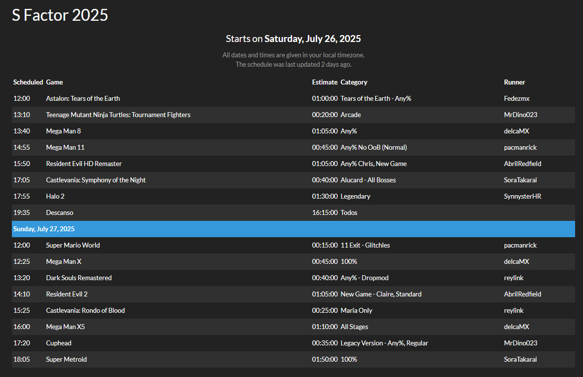 🎮 ¡Speedruns MX estará en el S Factor 12 en Puebla!
26 y 27 de julio | Speedruns en vivo 🏁

📺 Podrás vernos por Twitch y, por primera vez, en YouTube.
twitch.tv/speedrunsmx
youtube.com/@speedrunsmexi…
Checa las imágenes con todos los detalles. ¡No faltes! 🚀 <a href="/sfactorgaming/">Smash Factor</a>