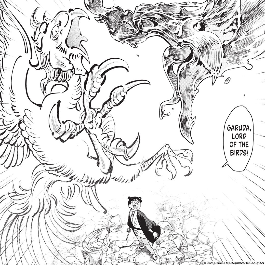 VIZMedia's tweet image. Divine General vs. Divine General! Bokutake shows what he’s made of (via Steel of the Celestial Shadows, Vol. 7)