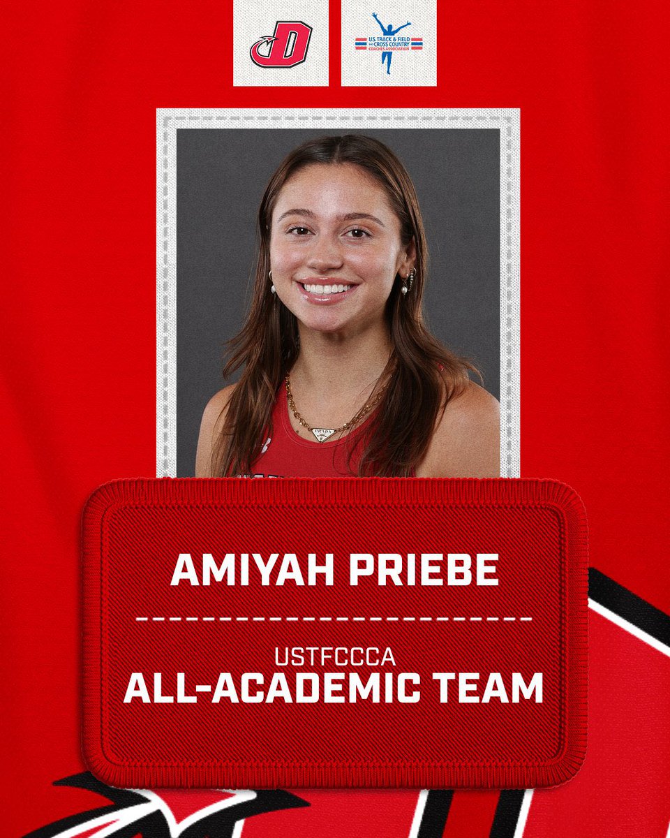 DICKINSON_CCTF's tweet image. Brightest & Best!!
Leder & Priebe both were named to the USTFCCCA All-Academic team, and the Women’s Track & Field made All-Academic team status!
