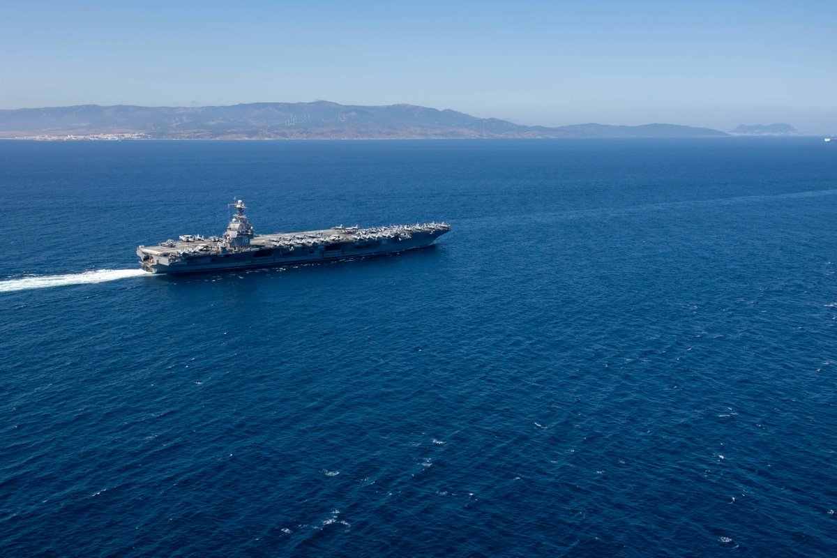 NavalInstitute's tweet image. USS Gerald R. Ford Now Operating in the Mediterranean — USNI News
news.usni.org/2025/07/21/uss…