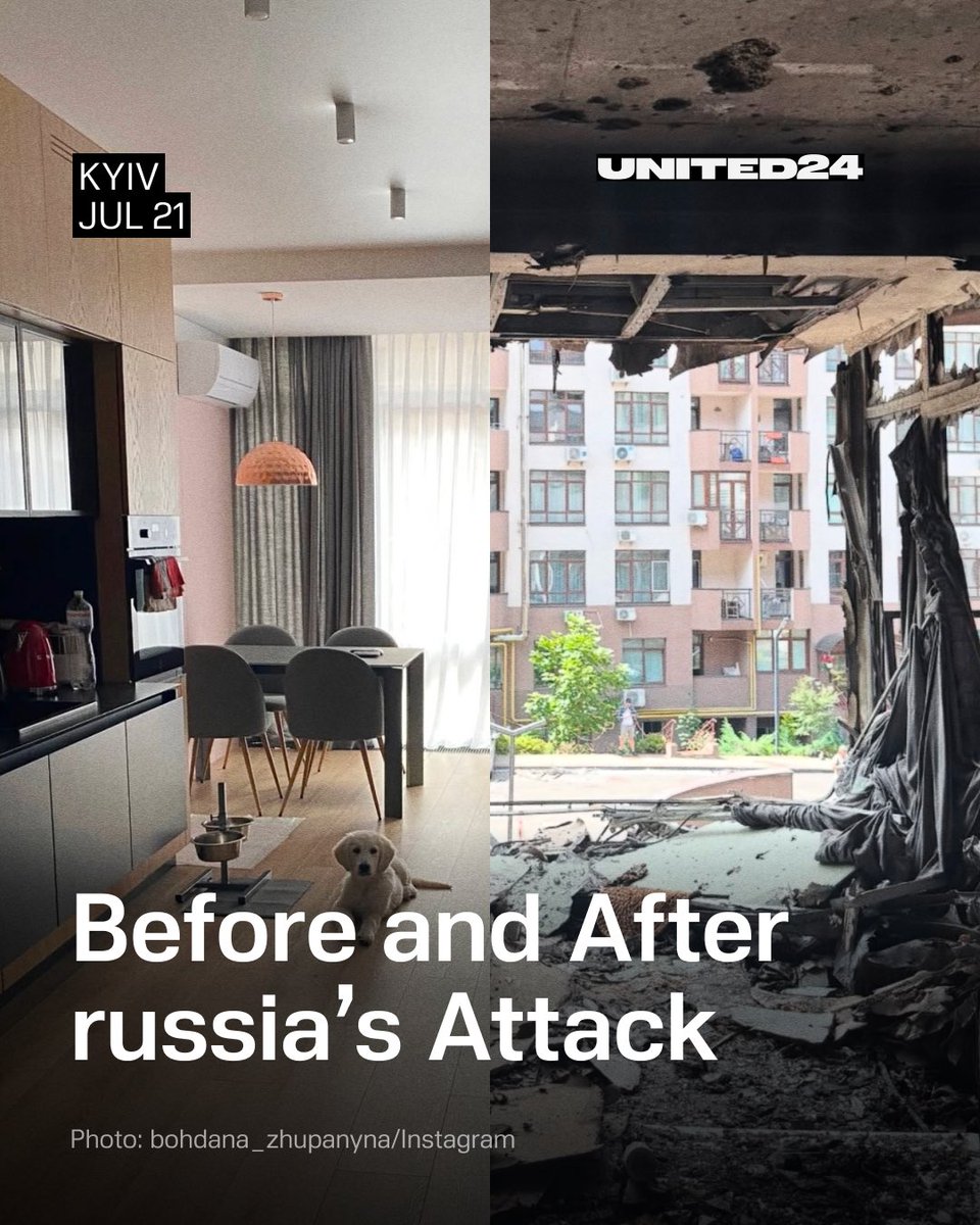 U24_gov_ua's tweet image. Just yesterday, this apartment was a cozy home. Today, it’s nothing but rubble after a russian missile strike. Help protect Ukrainians from russian terror. u24.gov.ua/sky-sentinel?u…