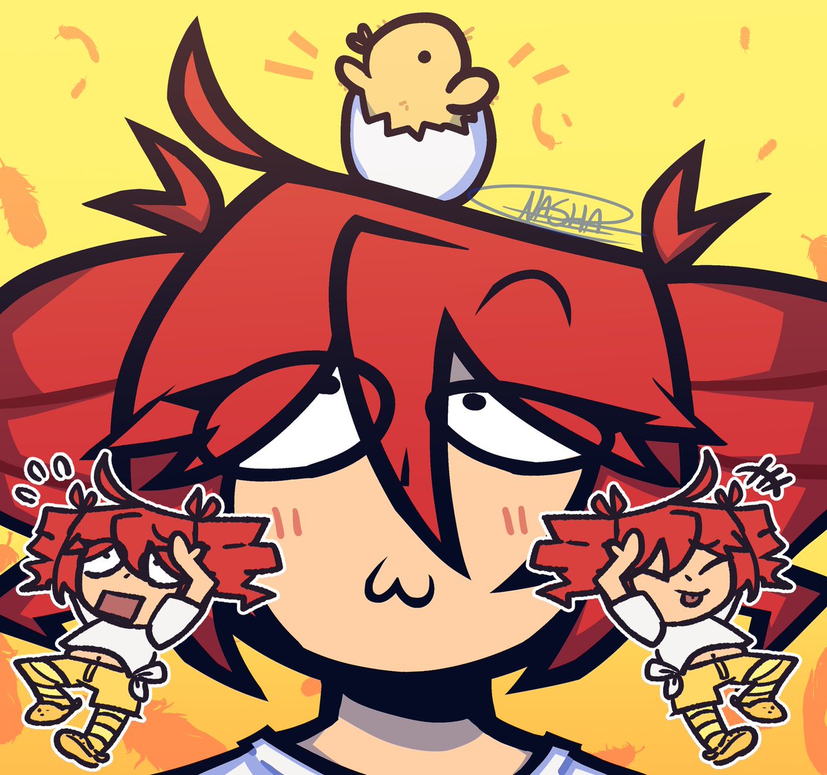 Nasha_ML's tweet image. Baby, I don't know when I'm supposed to stop!! 🐔
#birdbrain #Kasane_Teto