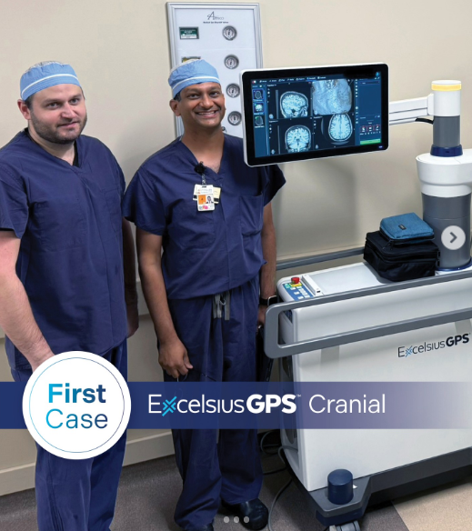 UTHNeuro's tweet image. UTHealth Houston pediatric neurosurgeons Manish Shah, MD, and Jeff Treiber, MD, completed the first ExcelsiusGPS™-assisted pediatric neurosurgery case in the Texas Medical Center. @uthealthhouston is super proud of you both and your team! @jacquesmorcosmd @memorialhermann