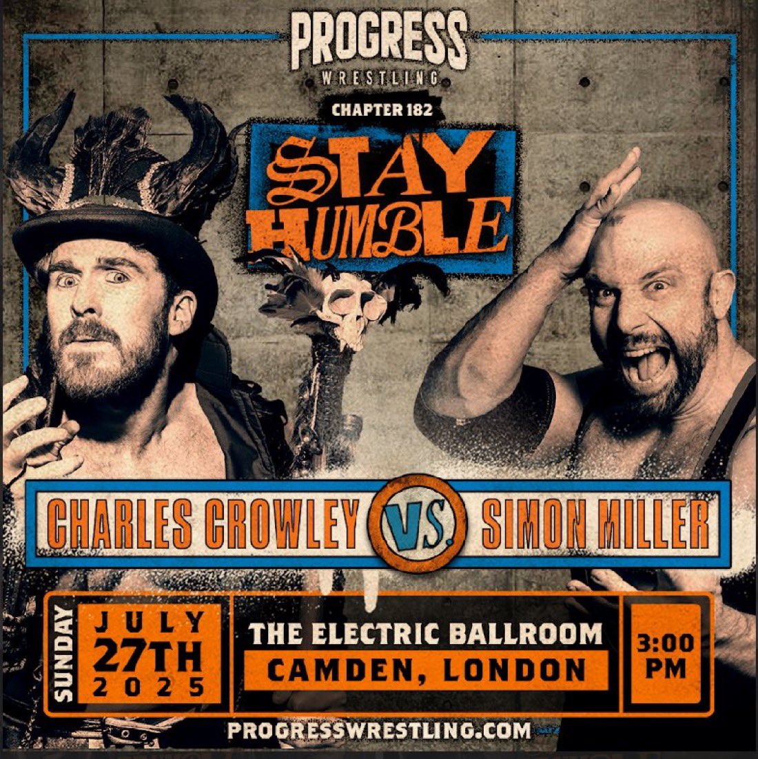 SimonMiller316's tweet image. This Sunday is all or nothing when it comes to the Progress Proteus Title. Be there… WITH CODES!
GOLDENUP for money off standing tickets.
GOLDENDOWN for money off seated tickets.
Given I’ll need all the help I can get, come shout positive words at me live!