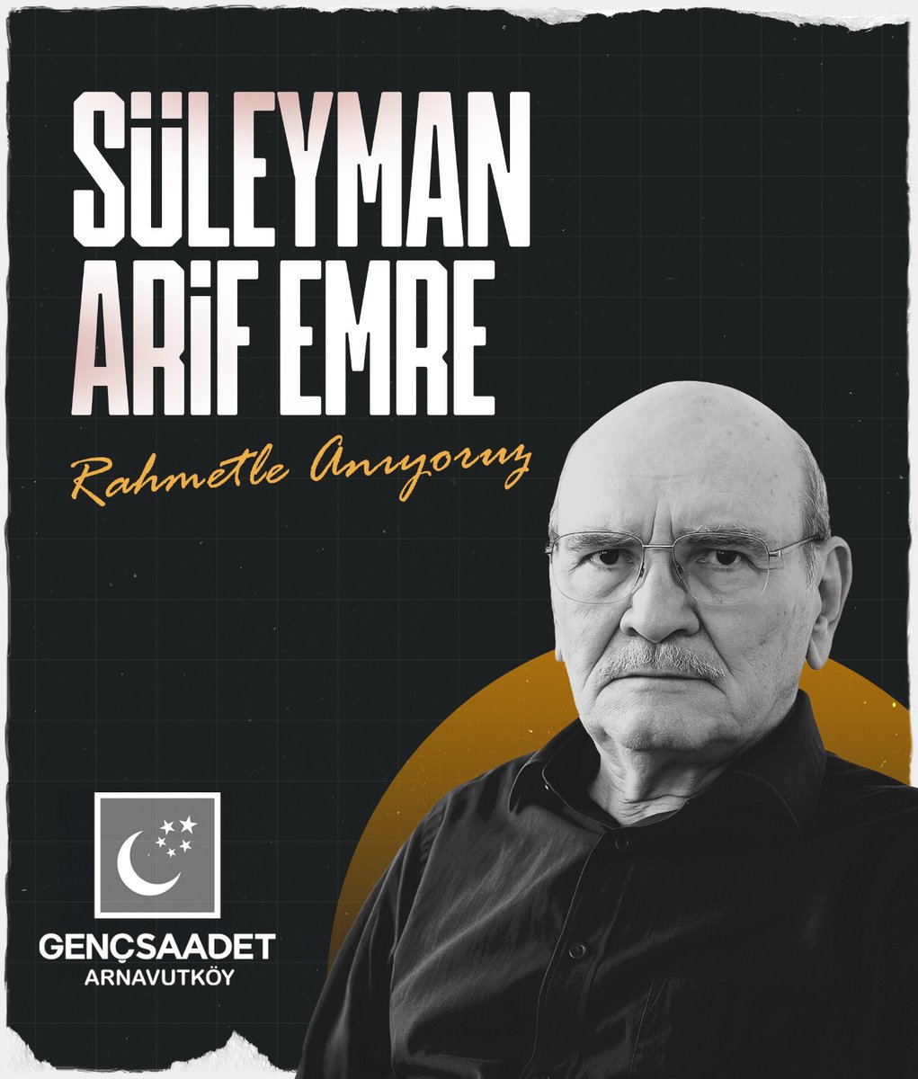 Milli Görüş Hareketi'nin çınarlarından, Milli Selamet Partisi Kurucu Genel Başkanı, şair, dava adamı ve Yüksek İstişare Kurulu Üyemiz merhum Süleyman Arif Emre büyüğümüzü vefatının yıl dönümünde rahmetle anıyoruz.