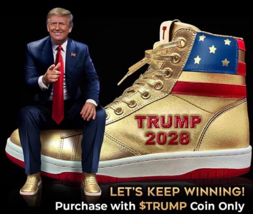 SWEATY333's tweet image. Buying 2 pairs & giving away one to my followers.
To qualify:
LIKE
REPOST
COMMENT “ $TRUMP ”
Haters will say these don’t go hard.