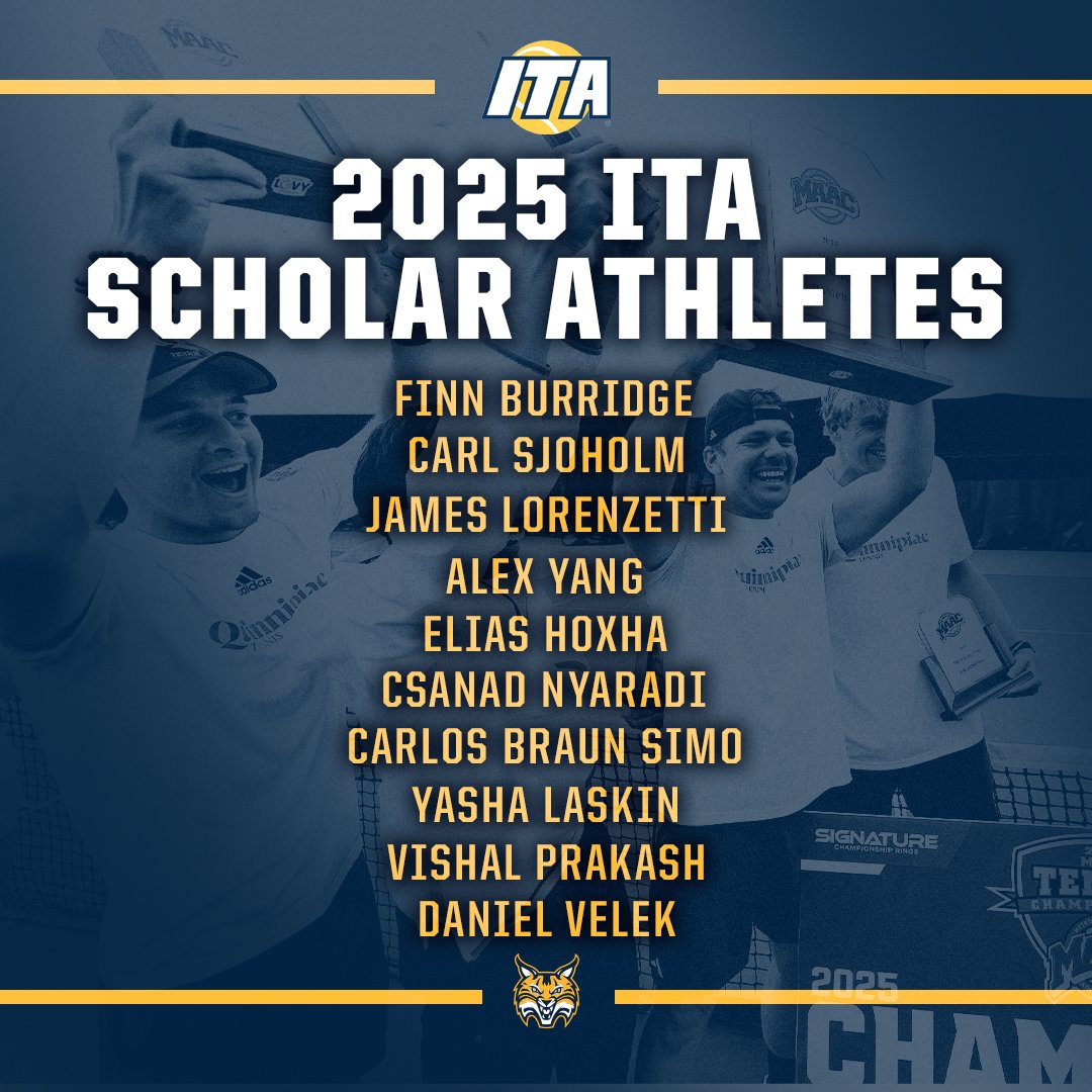 10 of the boys were named ITA Scholar Athletes!

#BobcatNation x <a href="/ITA_Tennis/">ITA</a>