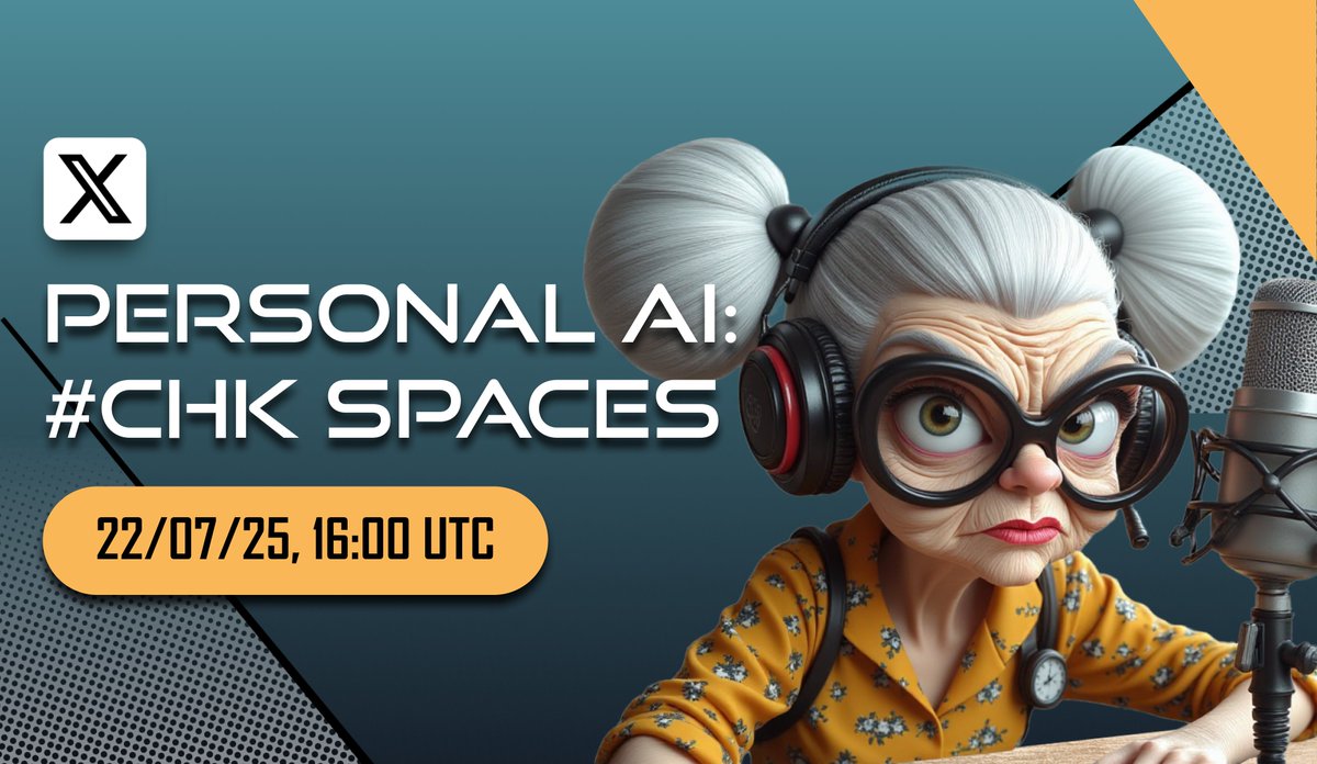 Chuckle (@chucklememecoin) on Twitter photo Personal AI | #CHK Spaces ποΈ
Your AI twin knows you better than you know yourself, but does it know you better than mama does π§
Guests:
@assetswapai
<a href="/Pai3Ai/">PAI3</a>
<a href="/dragonisnear/">Black Dragon | Ecosystem (π,β)</a>
<a href="/miaireal/">Miai</a>
<a href="/EFAS_Ecosystem/">EFAS Ecosystem</a>
<a href="/pepo_is_fun/">PEPO</a>
<a href="/AISUEDE/">SUEDE AI</a>
<a href="/3nsdomains/">3ns.domains</a>
<a href="/Soulbound_TV/">Soulbound TV</a>
(1/2) Personal AI | #CHK Spaces ποΈ
Your AI twin knows you better than you know yourself, but does it know you better than mama does π§
Guests:
@assetswapai
<a href="/Pai3Ai/">PAI3</a>
<a href="/dragonisnear/">Black Dragon | Ecosystem (π,β)</a>
<a href="/miaireal/">Miai</a>
<a href="/EFAS_Ecosystem/">EFAS Ecosystem</a>
<a href="/pepo_is_fun/">PEPO</a>
<a href="/AISUEDE/">SUEDE AI</a>
<a href="/3nsdomains/">3ns.domains</a>
<a href="/Soulbound_TV/">Soulbound TV</a>
(1/2)