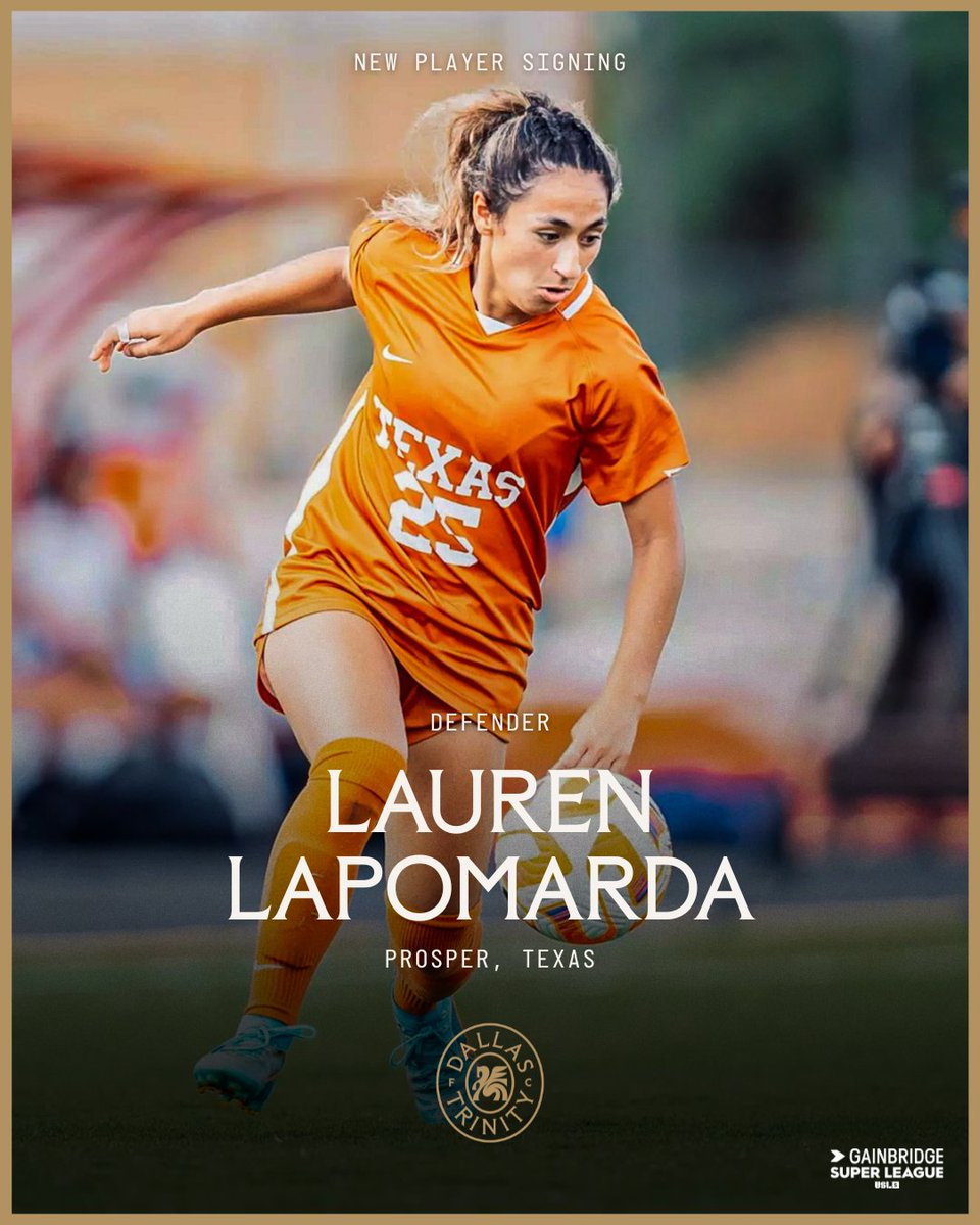 dallastrinityfc's tweet image. NEW PLAYER SIGNING ✍️
Welcome home, Lauren Lapomarda.